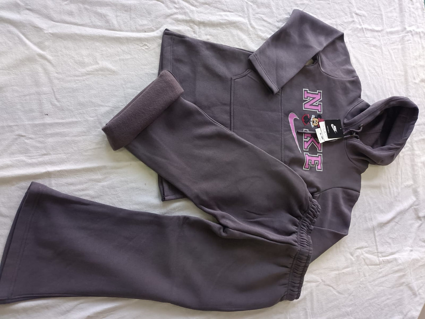 Girlish fleece cord sets