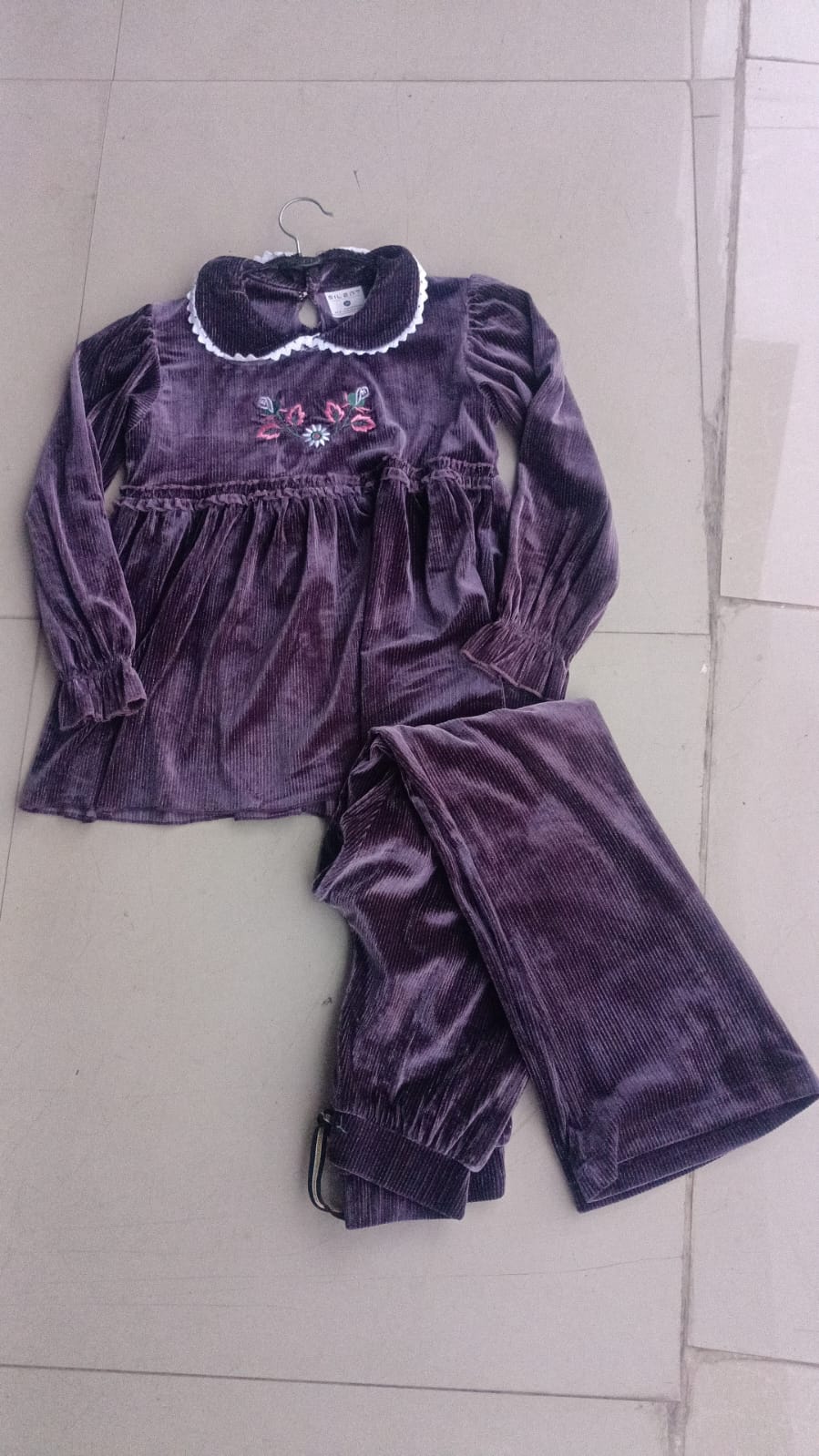 velvet shimmer cord sets