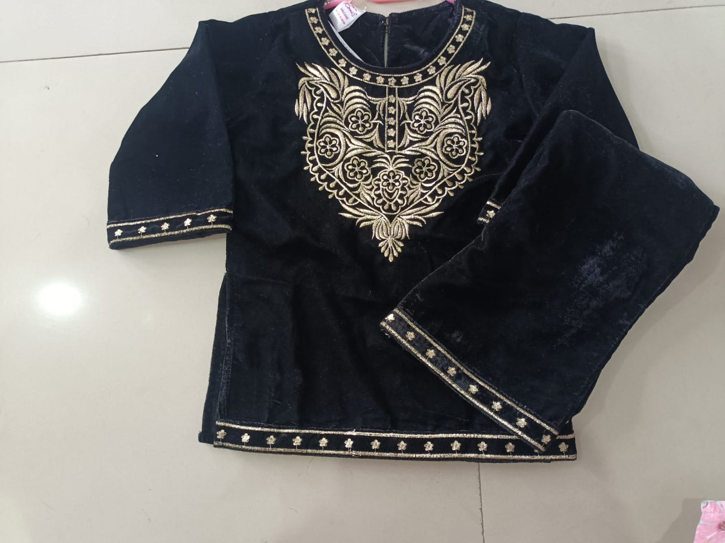 GIRLS VELVET CORD SETS