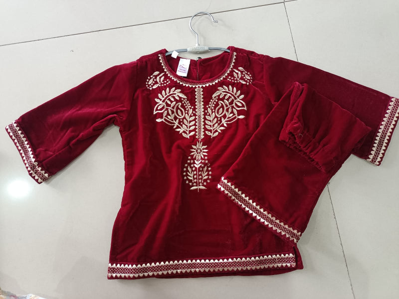 GIRLS VELVET CORD SETS