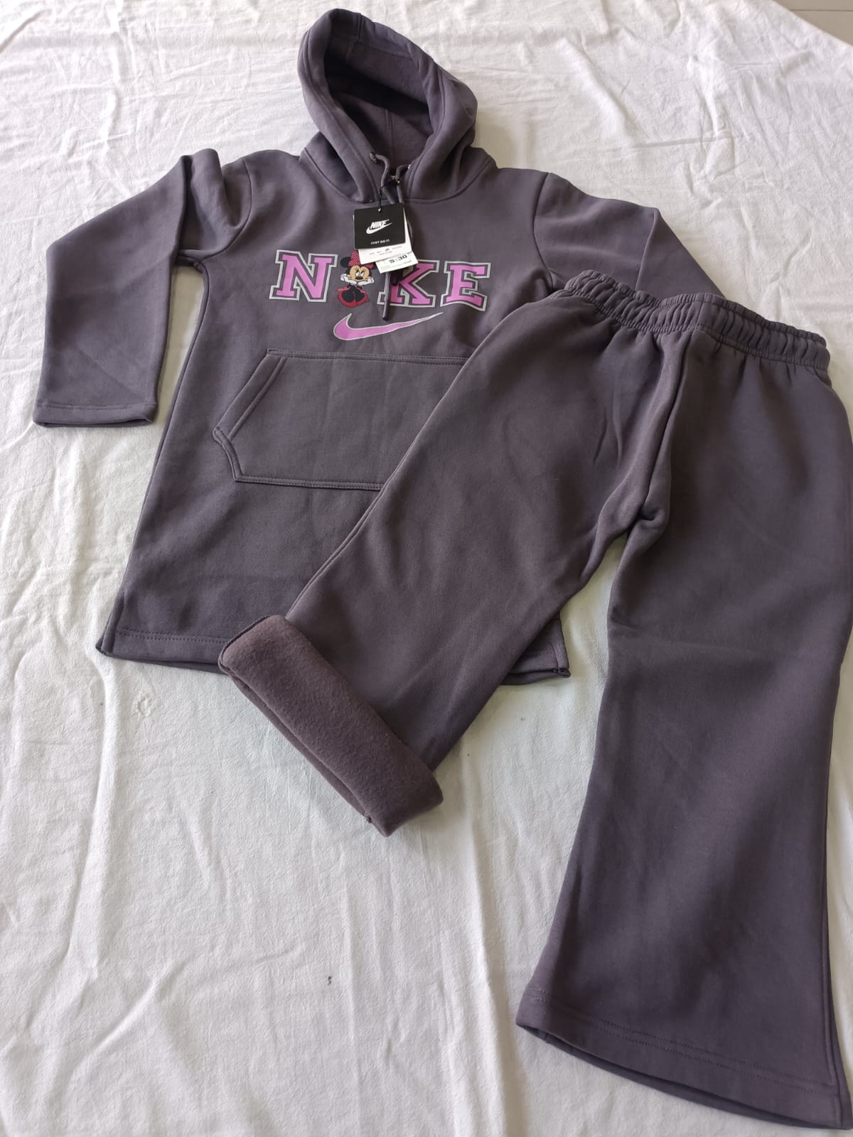 Girlish fleece cord sets