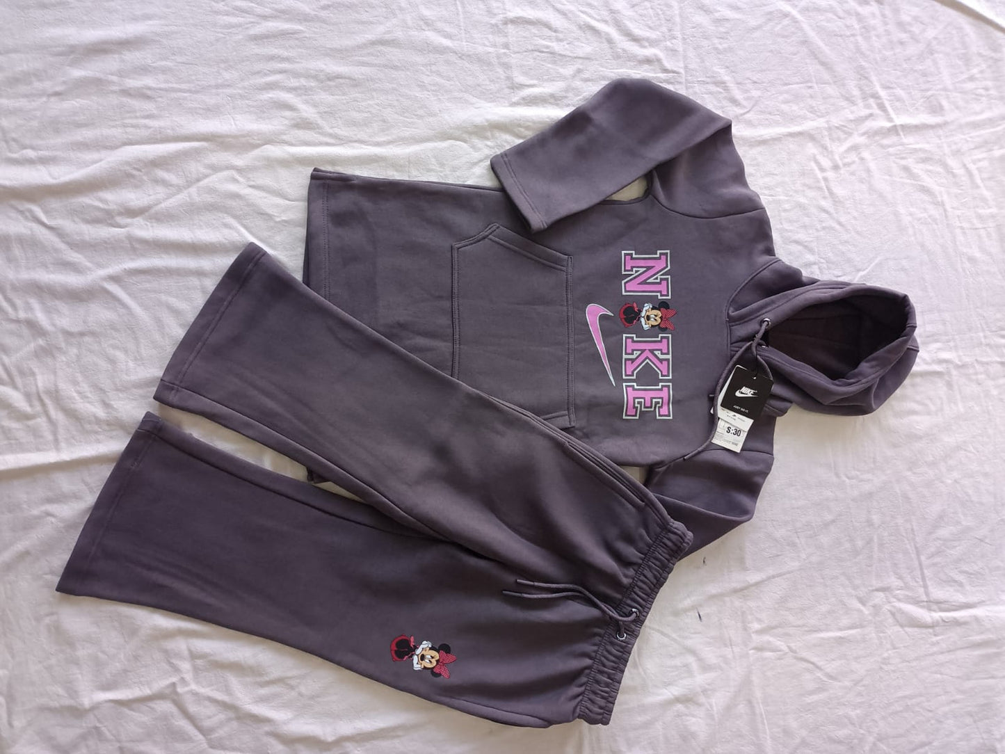 Girlish fleece cord sets