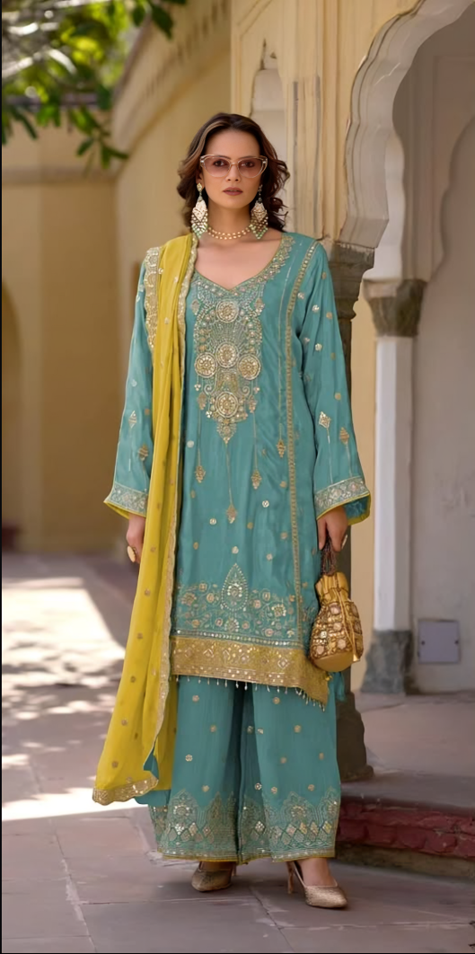 Plazo Style Sharara Suit