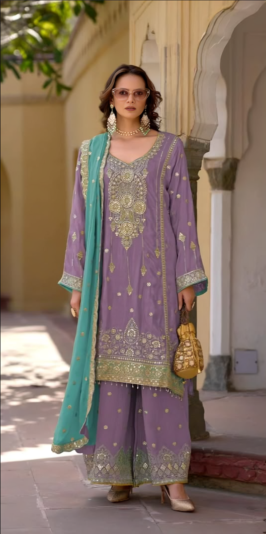 Plazo Style Sharara Suit